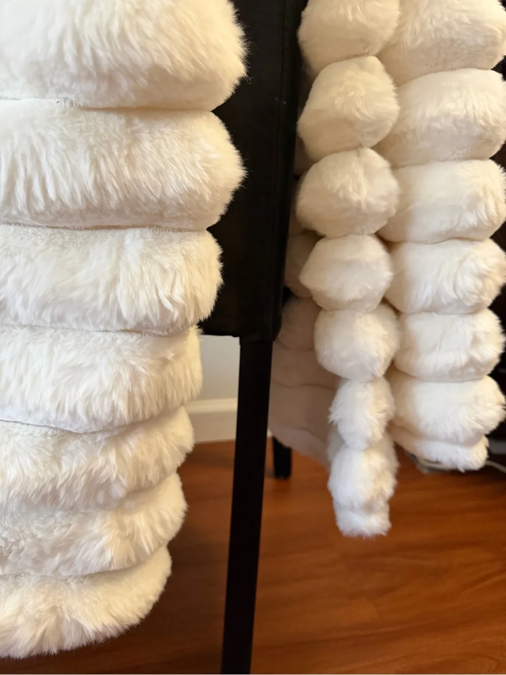 Collection by Michael Strahan Plush Faux Fur Throw Blanket - Cream